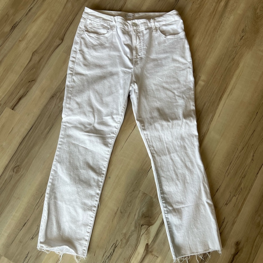 White Distressed Women's Jeans